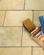 Picture of Mandalay Buff Limestone 600x900mm Calibrated Paving Slabs