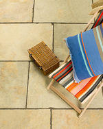 Picture of Mandalay Buff Limestone 600x900mm Calibrated Paving Slabs