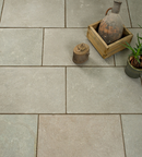 Picture of Steel Grey Limestone Calibrated Paving Slabs