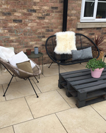 Picture of Martello Beige Outdoor Porcelain Paving Slab Tiles