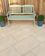 Picture of Martello Beige Outdoor Porcelain Paving Slab Tiles