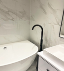 Picture of Nuova Carrara Polished Marble Effect Porcelain Tiles