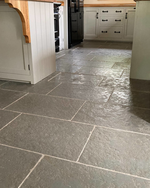 Picture of Camden Grey Limestone Tiles - Tumbled & Brushed
