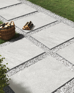 Picture of Luxor Silver Porcelain Paving Slabs