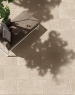 Picture of Dijon Beige Antiqued Outdoor Porcelain Paving Slab Tiles
