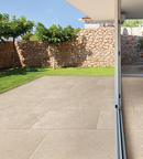 Picture of Dijon Beige Antiqued Outdoor Porcelain Paving Slab Tiles