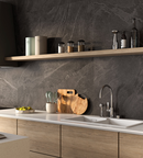 Picture of Brazilian Slate Nero Stone Effect Porcelain Tiles