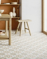 Picture of Flower Verde Patterned Tiles