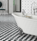 Picture of Pantheon Carrara Checkerboard Patterned Tiles