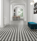 Picture of Pantheon Carrara Checkerboard Patterned Tiles