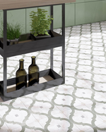 Picture of Antique Sage Decor Patterned Tiles