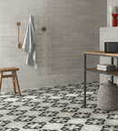 Picture of Bristol Grey Patterned Tiles