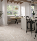 Picture of Kensington Beige Antique Limestone Effect Porcelain Tiles