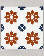 Picture of Retro Flower Patterned Tiles