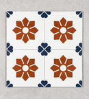Picture of Retro Flower Patterned Tiles