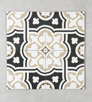 Picture of Retro Black Patterned Tiles