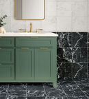 Picture of Firenza Verde Alpi Matte Marble Effect Porcelain Tiles