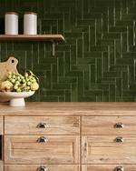 Picture of Bonita Dark Green Metro  Tiles