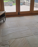 Picture of Tudor Brushed Sandstone Outdoor Paving Slabs