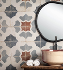 Picture of Delphine Blue Patterned Tiles