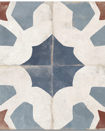Picture of Delphine Blue Patterned Tiles
