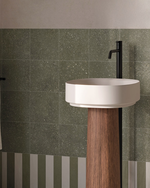 Picture of Strata Green Terrazzo Effect Porcelain Tiles 