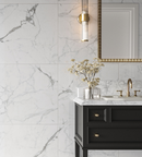 Picture of Chiara White Statuario Polished Marble Effect Porcelain Tiles
