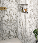 Picture of Lucia Arabescato Marble Effect Porcelain Tiles