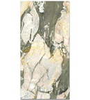 Picture of Iris Green Polished Marble Effect Porcelain Tiles