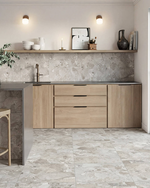 Picture of Salerno Greige Ceppo Stone Effect Porcelain Tiles