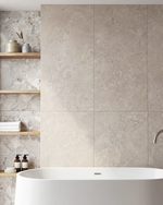 Picture of Salerno Greige Stone Effect Porcelain Tiles